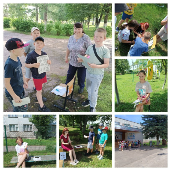 Экоквест в школьном лагере.